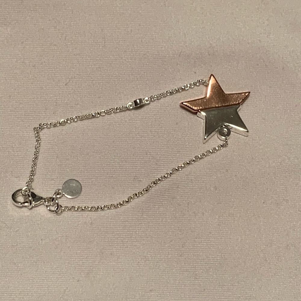 Katie Loxton Silver and Gold Star Bracelet
